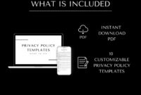 Privacy Policy Templates PDF, Policy Copywriting, Professional ... Privacy Policy Templates PDF, Policy Copywriting, Professional ...