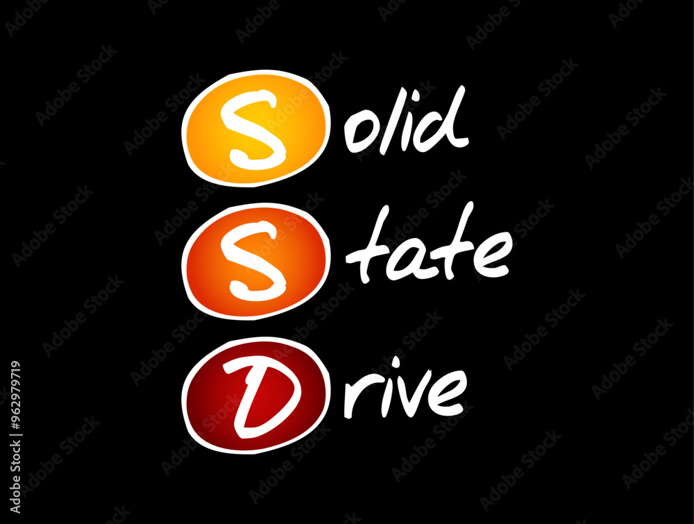 SSD Solid State Drive - solid-state storage device that uses integrated ... SSD Solid State Drive - solid-state storage device that uses integrated ...