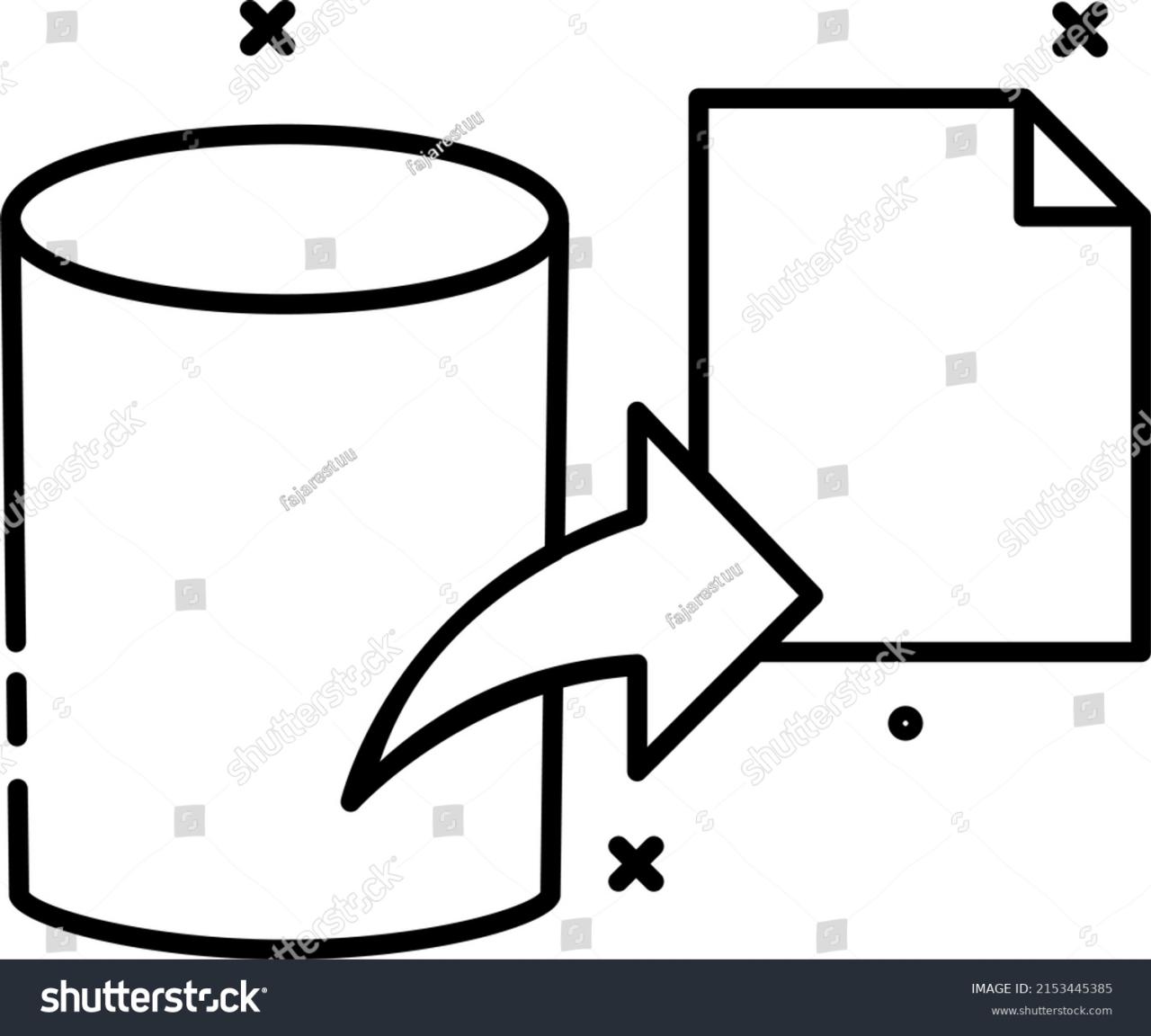 Repository Icon Code Collaboration Git Simple Stock Vector (Royalty ...
